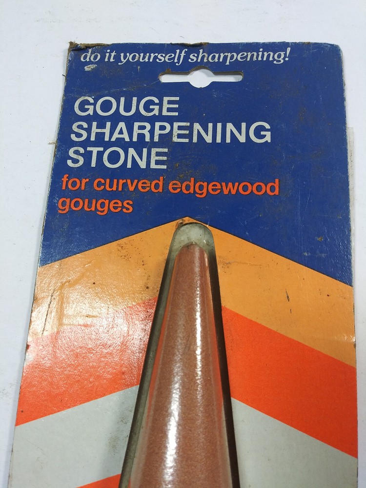 NORTON, FS-76, GOUGE SHARPENING STONE, FOR CURVED EDGEWOOD GOUGES, 87305-9