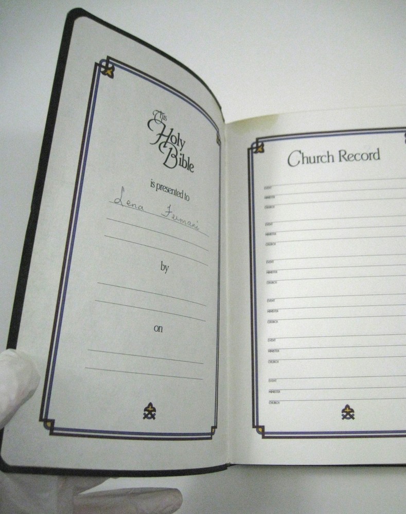 New International Version Reference Imitation Leather Black 1994 Softcover