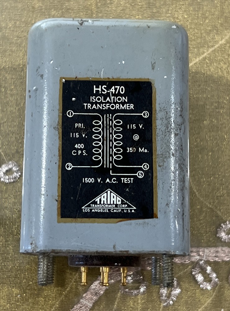 TRIAD HS-470 ISOLATION TRANSFORMER