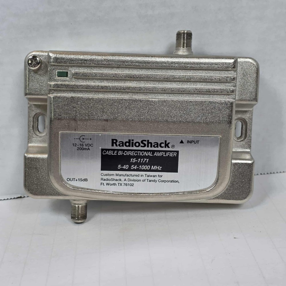 Radio Shack Cable Bi-Directional Amplifier 15-1171