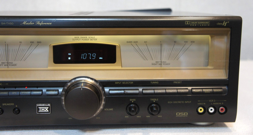 TECHNICS SA-TX50 CLASS H+ MASTER REFERENCE HOME THX CONTROL RECEIVER