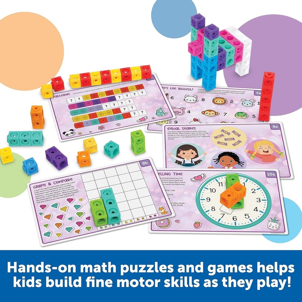 MathLink Cubes Kindergarten Math Activity Set Mathtastics! - Classroom Must H...
