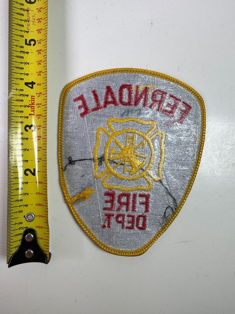 Ferndale Fire Michigan MI Patch H8