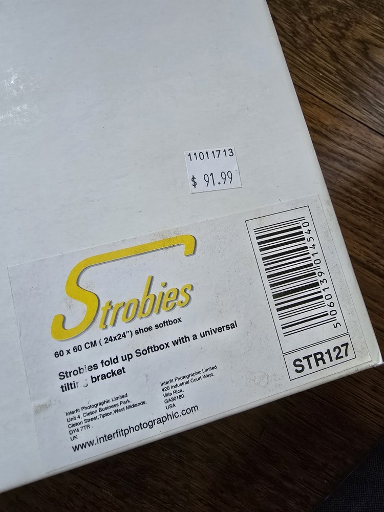 Strobies Interfit Light Box New