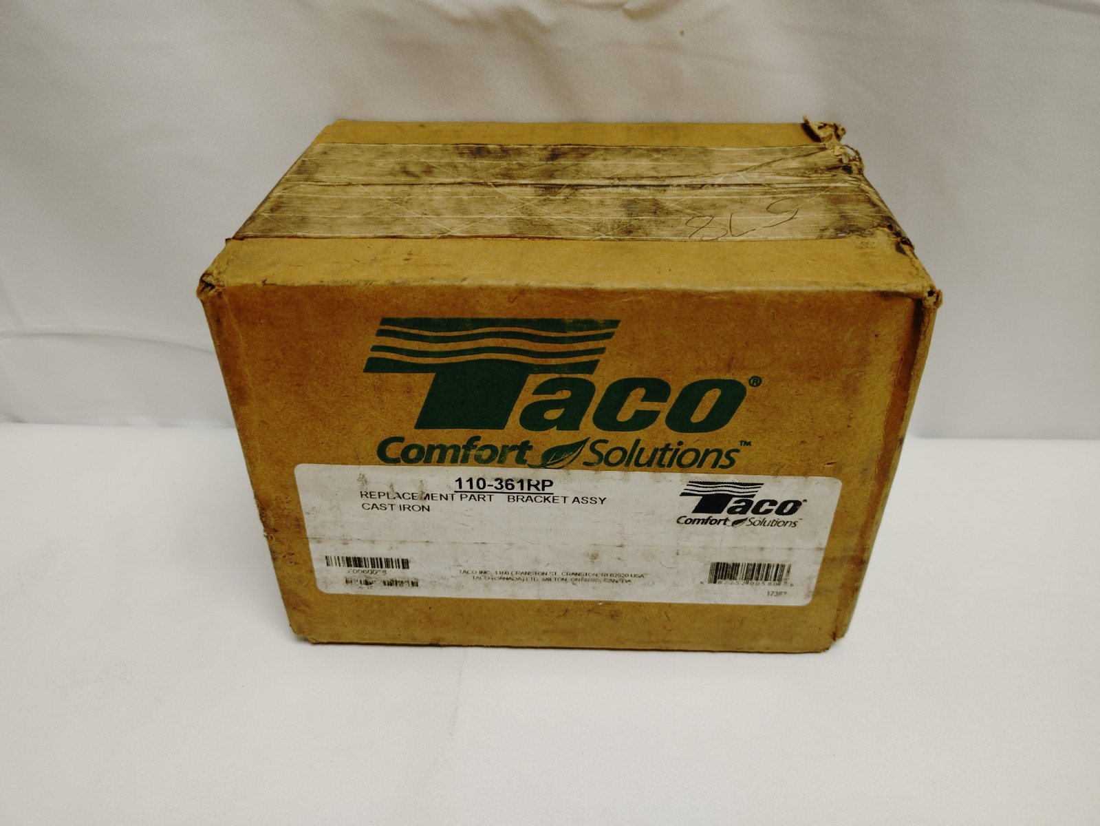 Taco 110-361RP Bracket Assy Cast Iron (SEALED WORN BOX, UNUSED)