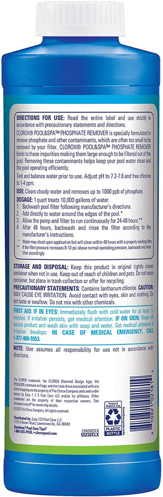 Clorox Pool&Spa Scale, Metal & Stain Control 32 oz
