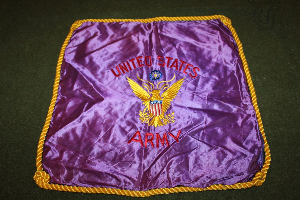 Original Early WW2 U.S. Army Pillow Cover, Very Good