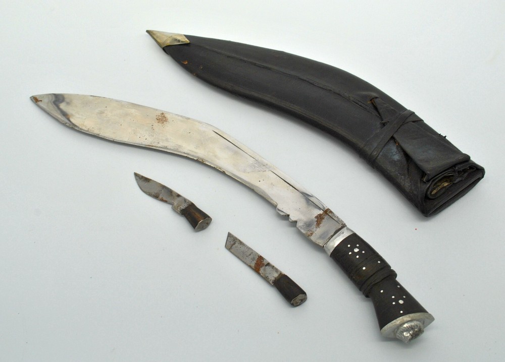 Decorated Indian Kukri Knife Khukuri & Sheath