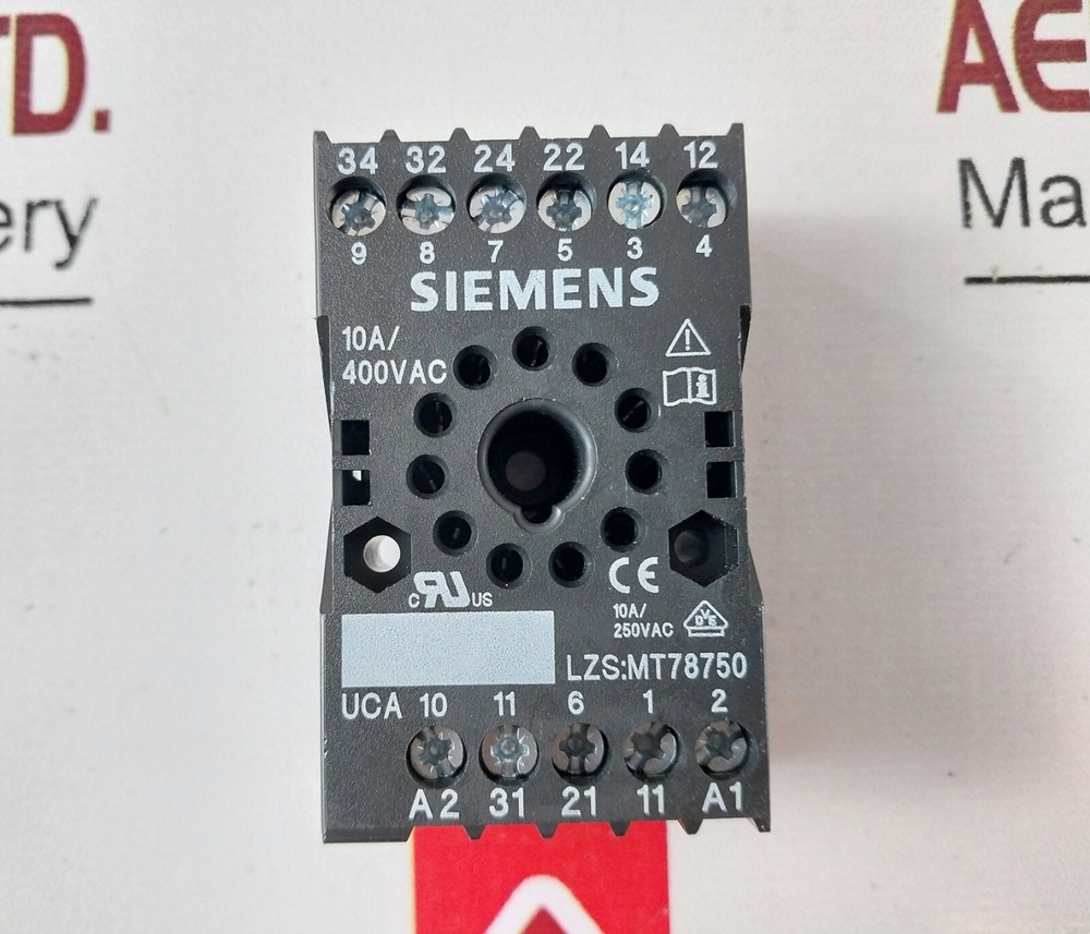 Siemens LZS:MT78750 Plug In Socket