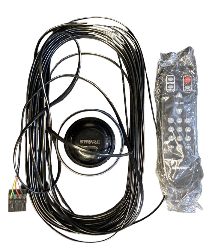 SHURE DCP-IRC TELCO IR RECIEVER AND REMOTE CONTROL New