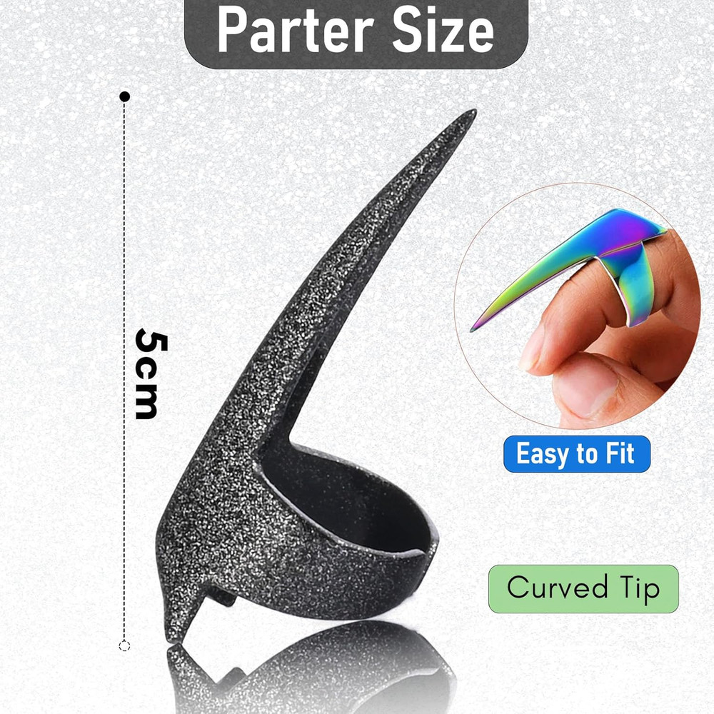 Quick Braid Aid Finger Parting Tool - Stainless Steel Stitch Braiding Tools for