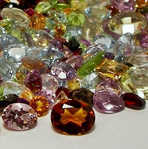 50+ CARAT MIX LOT LOOSE FACETED NATURAL GEMSTONES MIXED GEMS WHOLESALE GEMSTONES