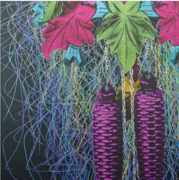 Exquisite Large Authentic Aluminum Mural Brushed Wall Cuckoo Clock