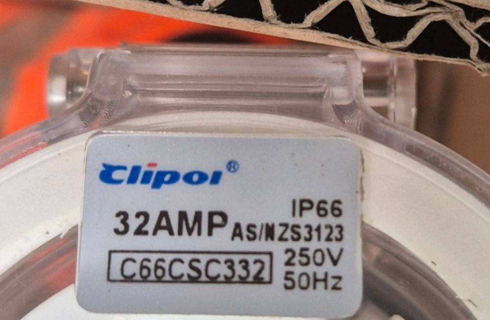 Enlogic EZ1152 32A Single Phase Inline Meter New