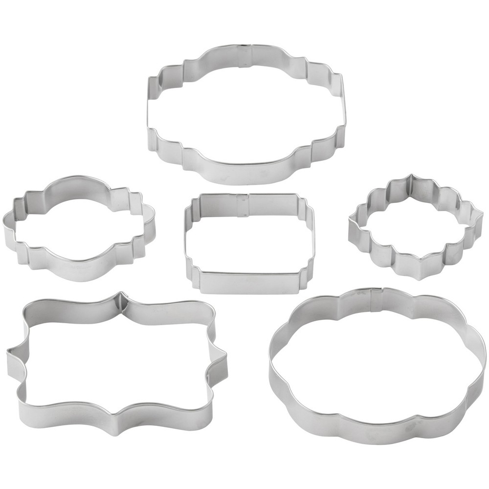 Fondant Cut-Outs 6/Pkg Plaque