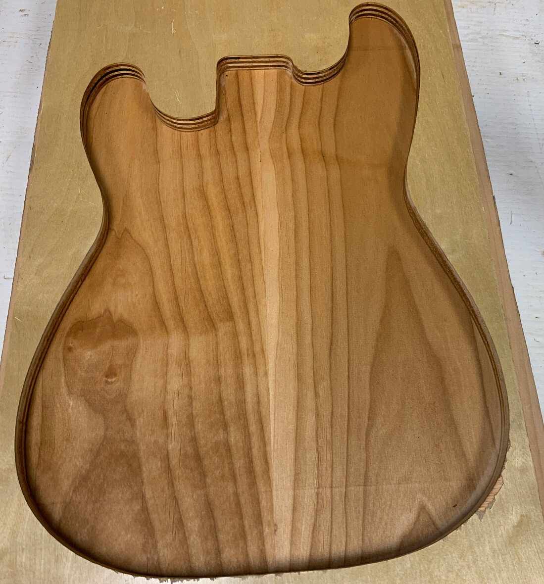 Red Alder Guitar 21x14x1-3/4 Body Blank 3 Pcs Glued Luthierwood Free US Shipping