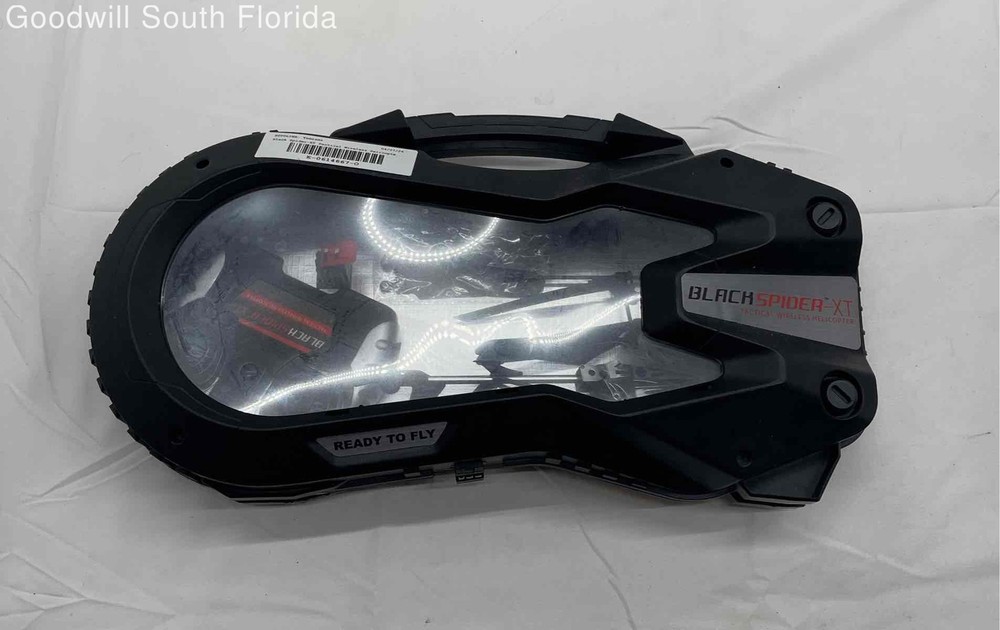 Black Spider-XT Tactical Wireless Helicopter With Remote Controller Not Tested