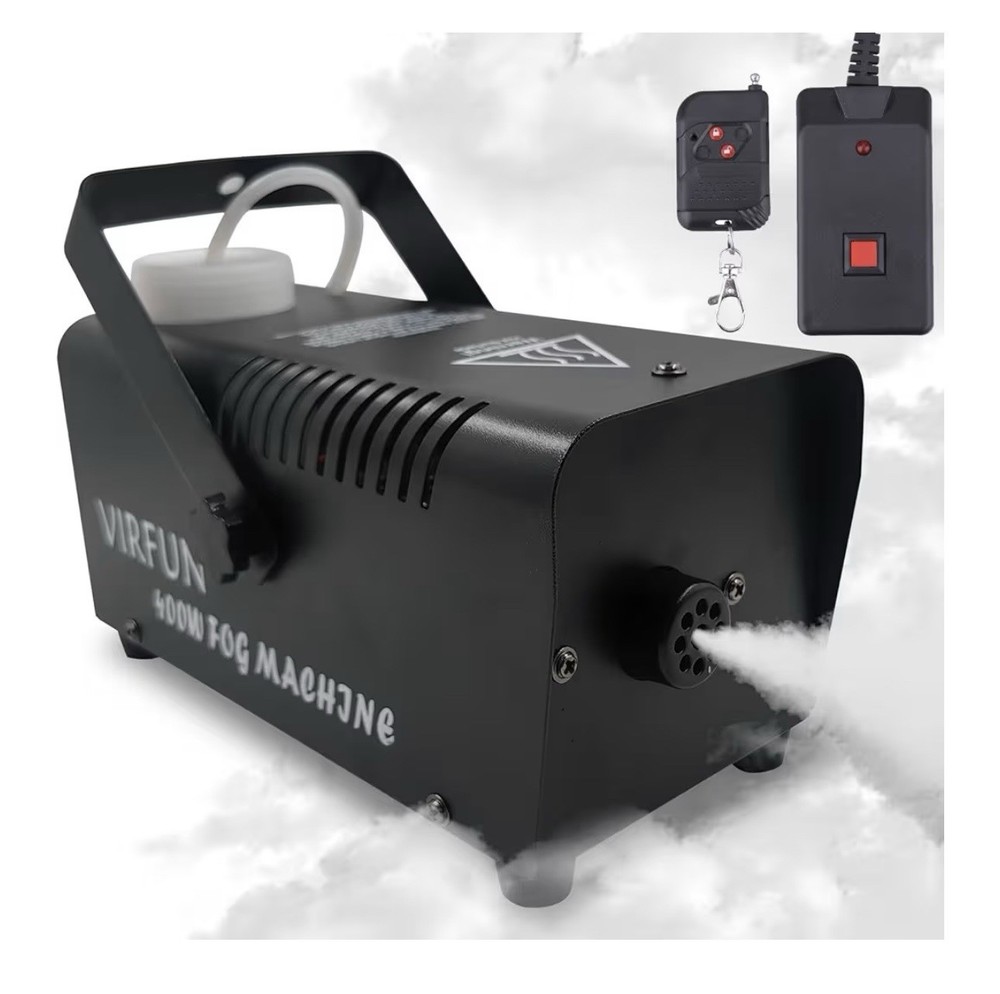 Fog Machine, Smoke Machine with Wireless&Wired Remote Control,400W