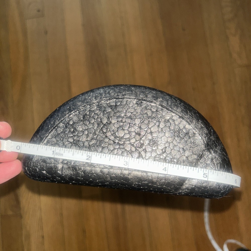 CanDo High density Black Half Roller 6x18”