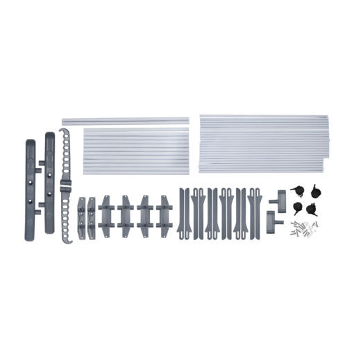 Folding 4 Tier Clothes Drying Rack Metal Laundry Garment Dryer Rack Stand Indoor