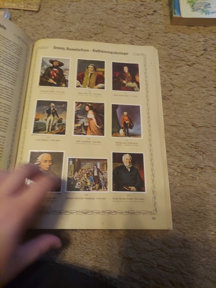 Ww1 German Card Book Completed