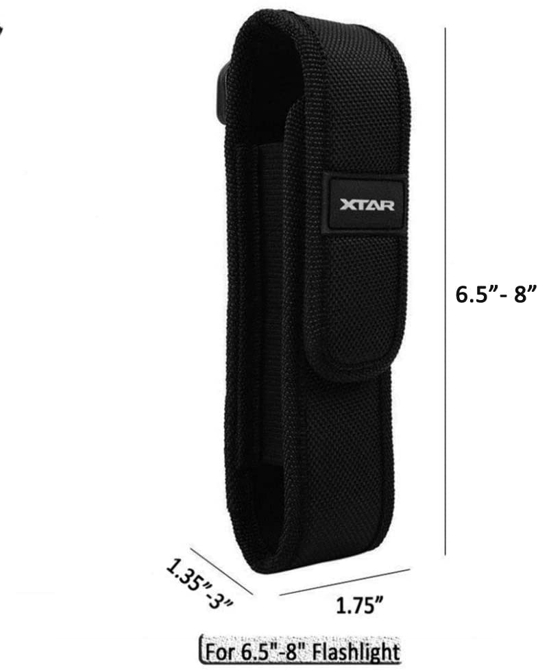 Xtar Flashlight Pouch Holster Holder for 7.8" - 8.2" Flashlight FENIX 2 Pack