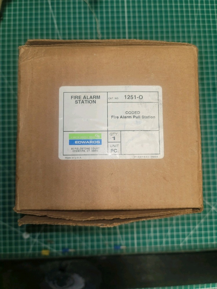 EDWARDS 1251-O Coded Fire Alarm Pull Station