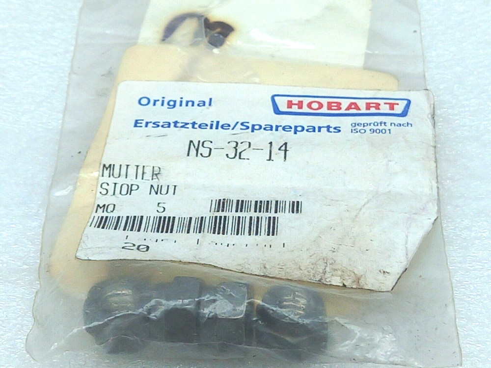 Hobart NS-32-14 Mutter Stop Nut 4 Pcs / Lot