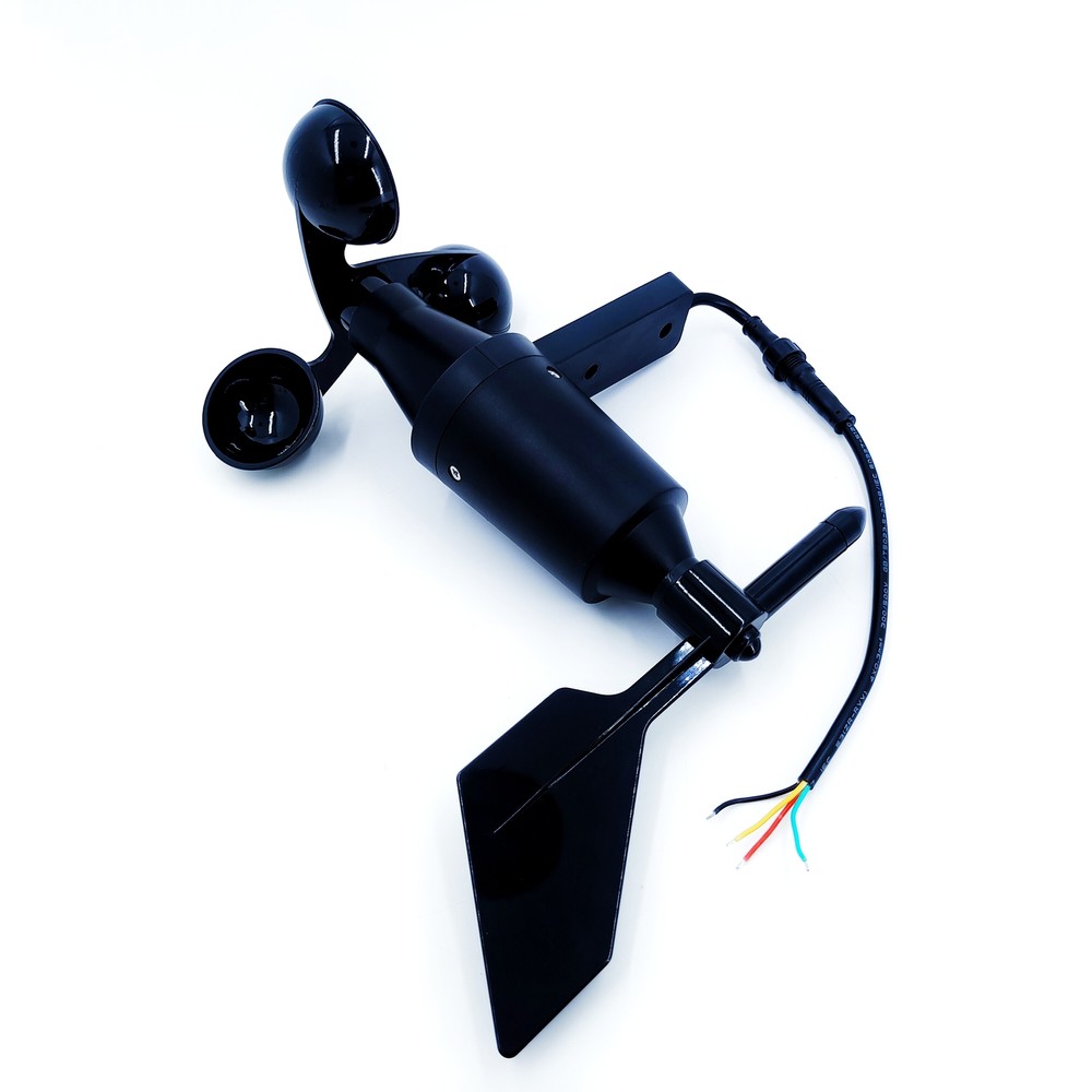 Three Wind Cup Structure Wind Speed and Direction Sensor for Meteorological