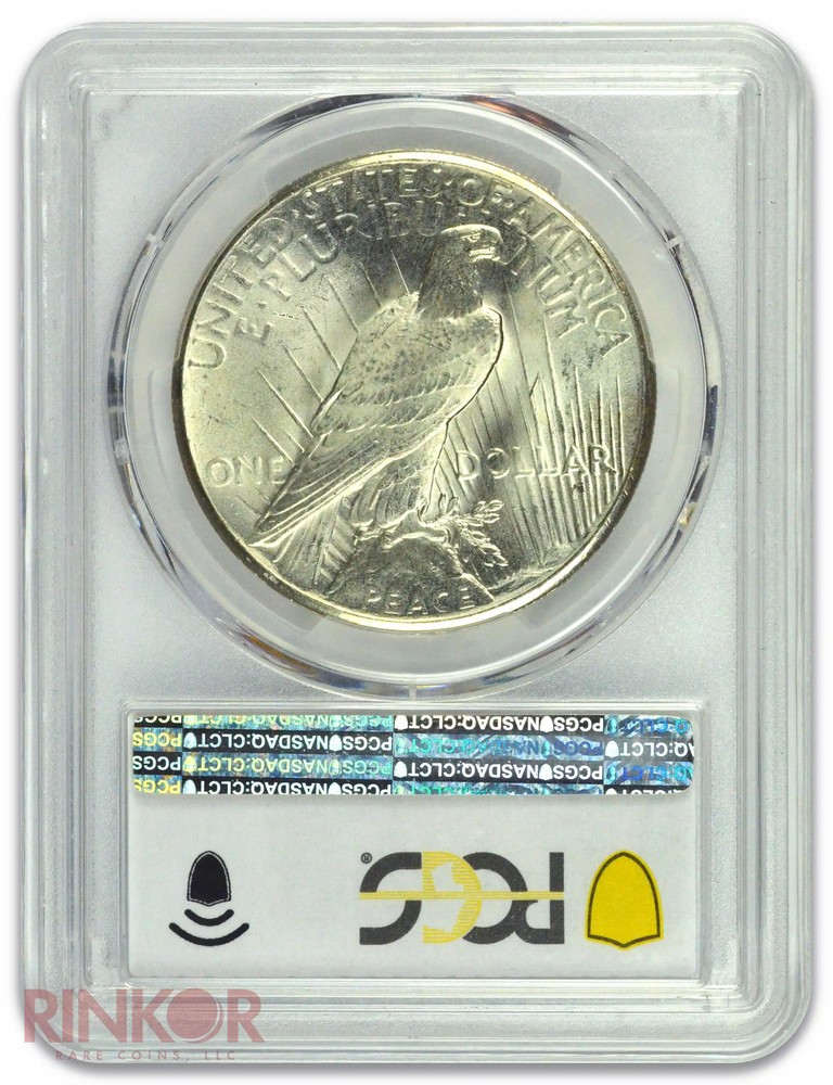 1925 $1 Peace Dollar PCGS MS 66 CAC