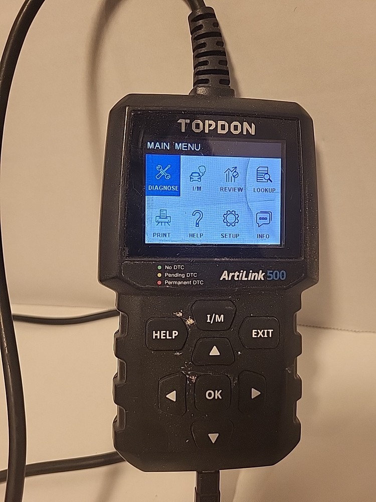 Code Reader, OBDII Modes & Data Graphing, Art Link 500 TOPDON AL500, Tested.