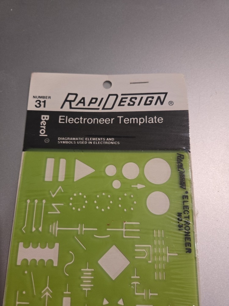 Berol R31 Electoneer Template NOS Electronic P1