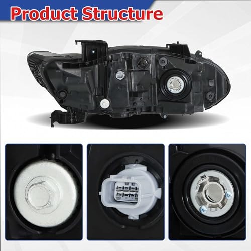 Driver Side Headlights Assembly Halogen Replacement for Accord 2018-2020