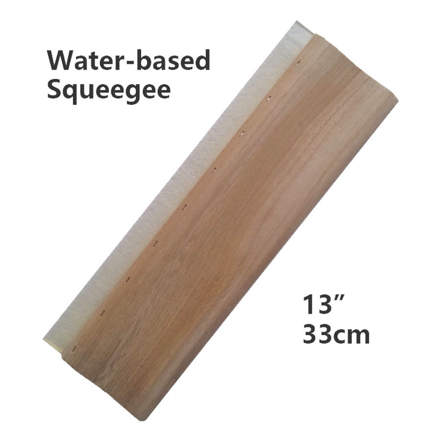 65 Durometer 13" Silk Screen Printing Squeegee Scraper Waterbase