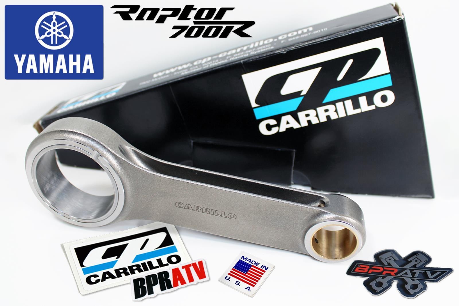 Yamaha Raptor 700 +5mm Stroker Crank CP Carrillo Rod BPRATV HD Racing Crankshaft