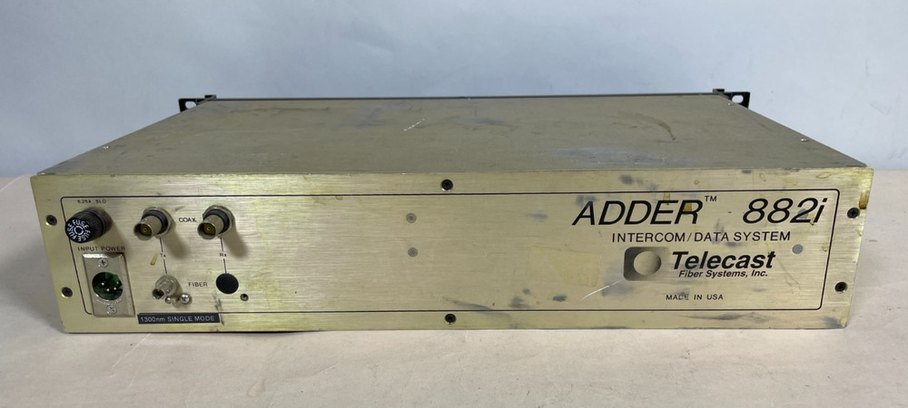 Telecast Fiber Systems Adder 882i Intercom RTS System