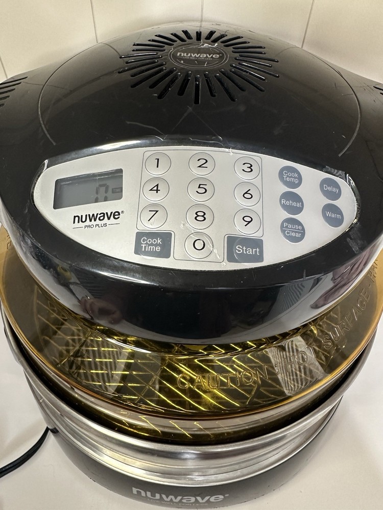 NuWave Oven Pro Plus Amber Dome With Extender & Ring/Rack Model# 20632