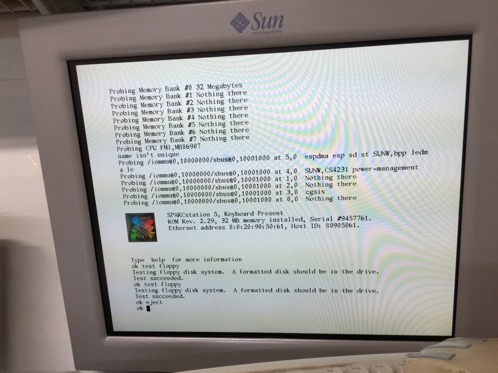 SUN 540-2854 Floppy & BEZEL & CABLE completed KIT , Test-PASS , W:30d