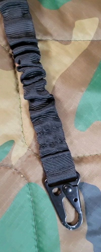 Nylon Tactical Black 2 Point Sling With Clips