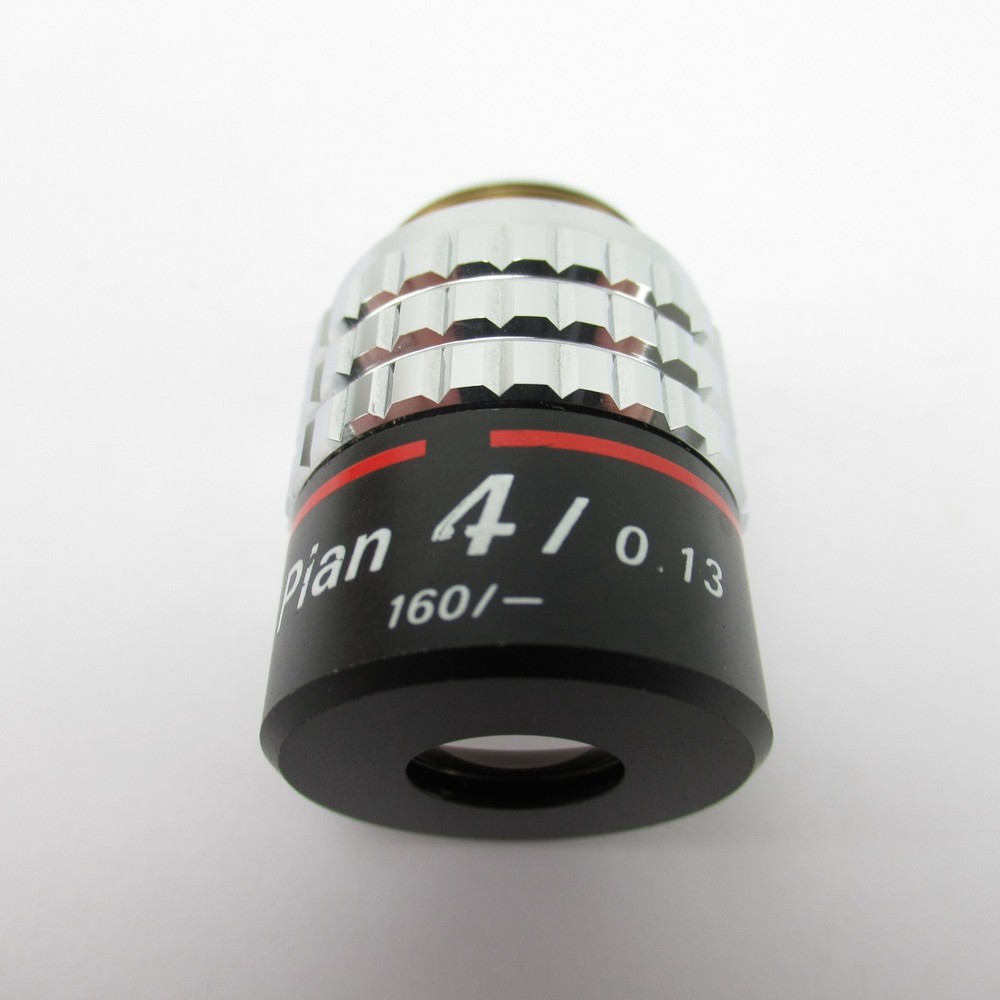 NIKON PLAN 4X/0.13 160/- CFN MICROSCOPE OBJECTIVE LENS