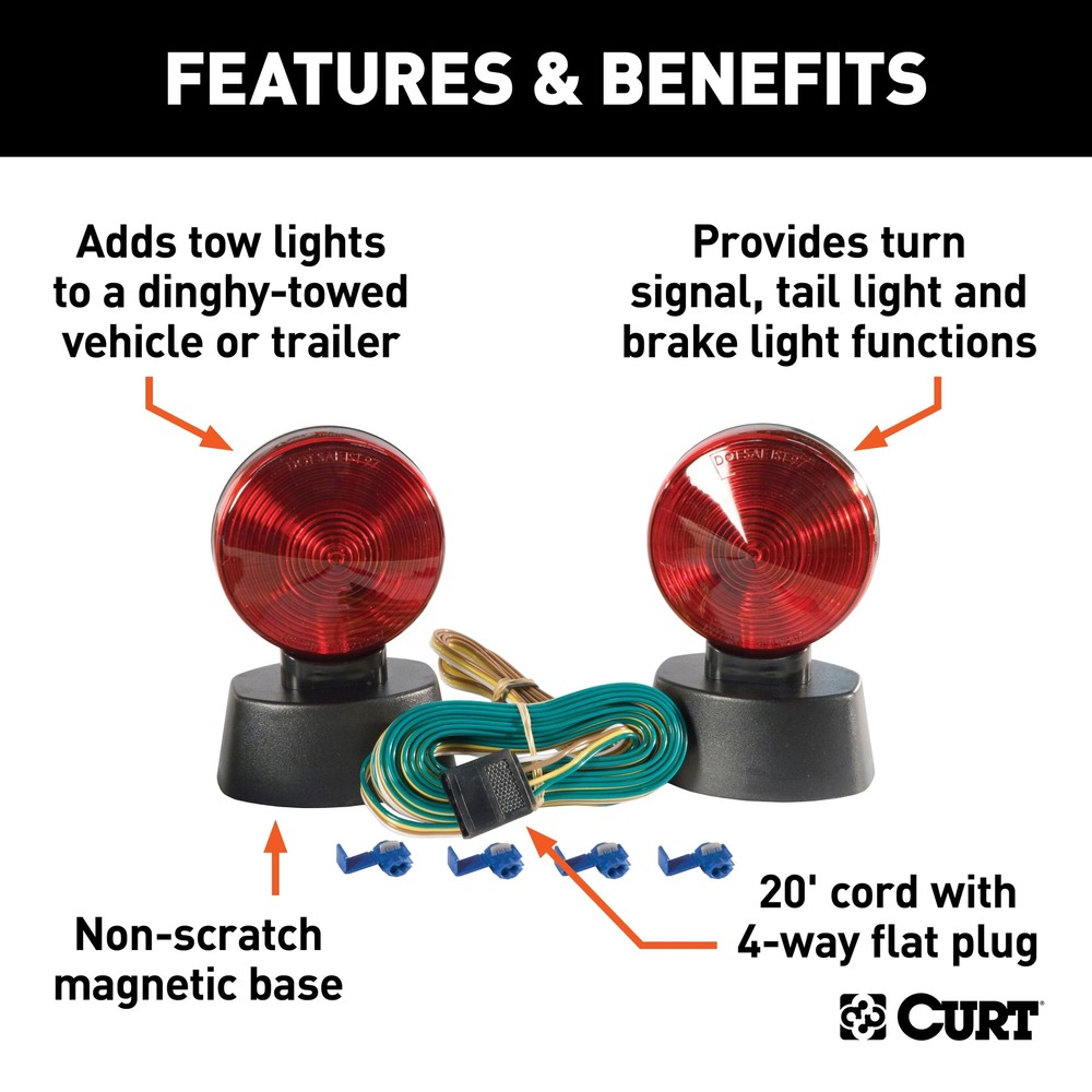 Magnetic Tow Lights