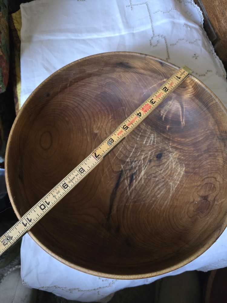 Vtg Duncan Myrtlewood Bowl 11"