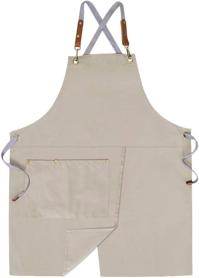 Crossba Apron with Poets x2, Split Apron with Adjustable