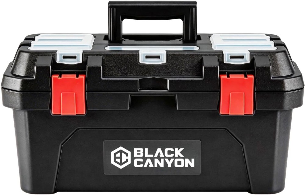 20 Inch Steel Tool Box Portable & Padlockable, Sturdy & Durable Toolbox