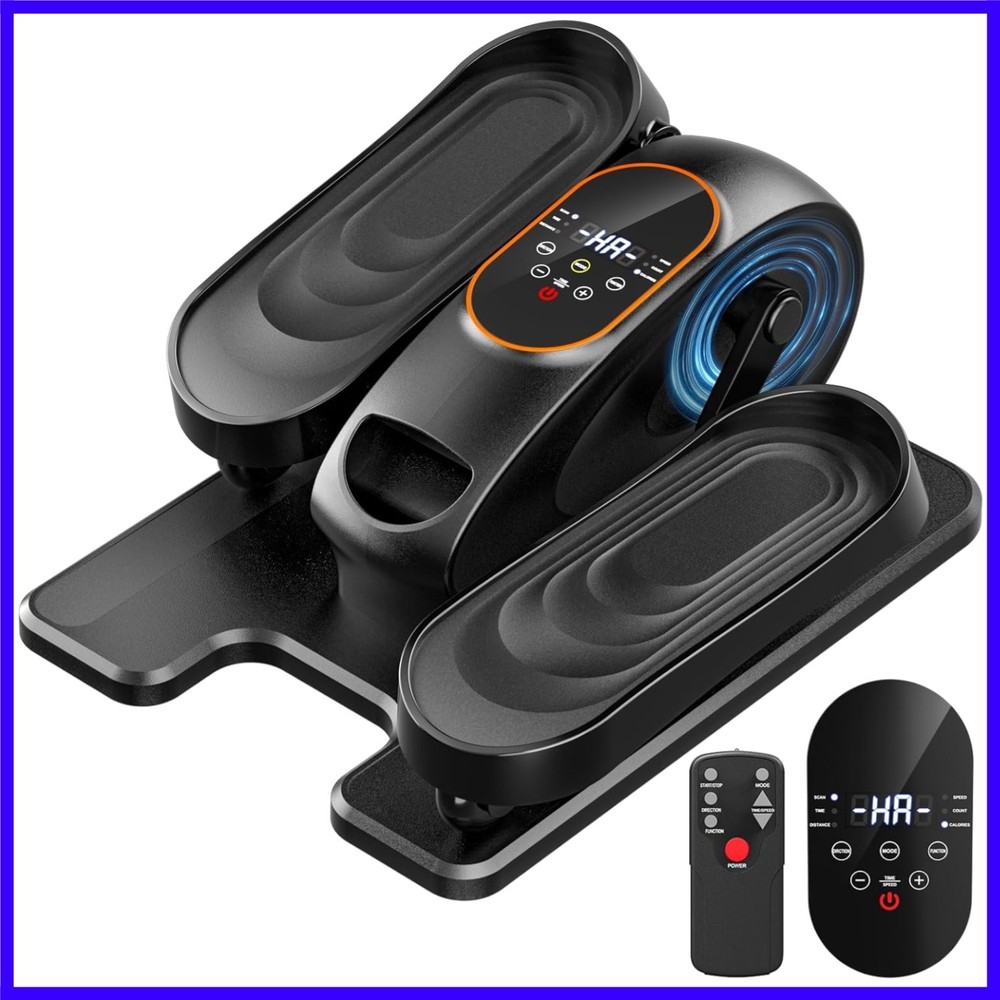 - Quiet Motorized Leg Exerciser with Smart Remote, 12-Speed Manual Programs A...