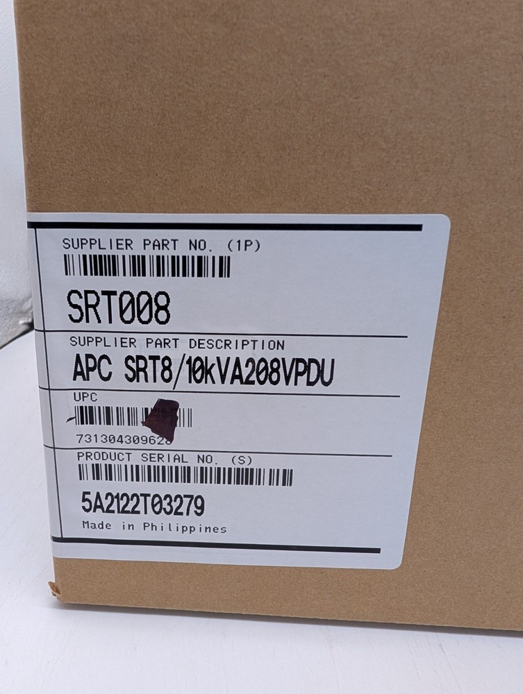 New Sealed APC Smart-UPS SRT008 SRT Power Distribution Unit