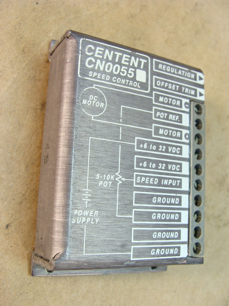 CENTENT CN0055 speed control