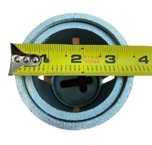 Floor Anchor Pot & Removable Chain for Frame Machines / Pulling Posts
