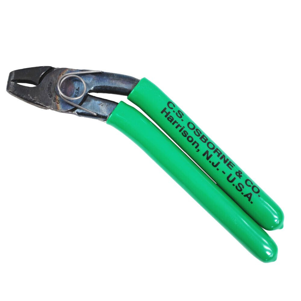 C.S. Osborne Hog Ring Pliers #1440-CC - Bent Handle, Closing Spring