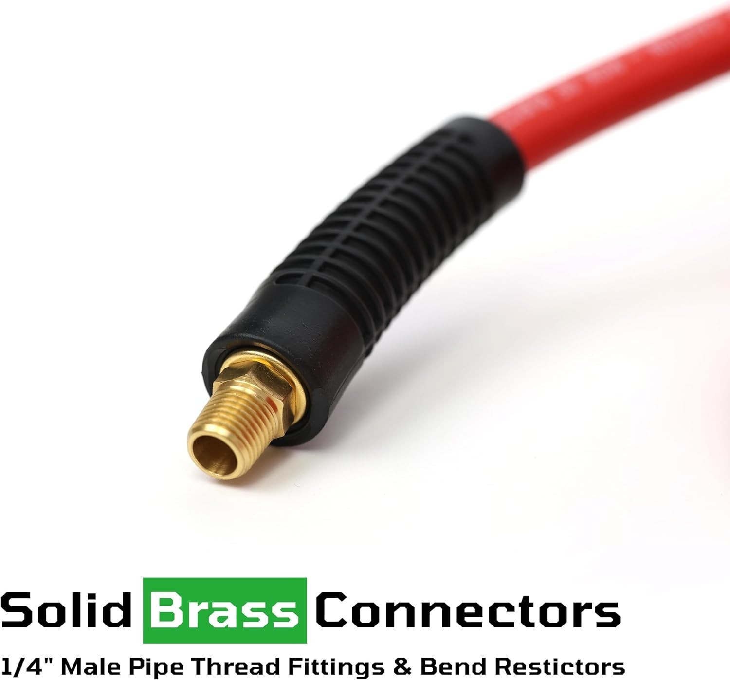 DYNAMIC POWER 3/8-in x 50-ft Premium Rubber Air Hose with 10-Piece Accessory Kit